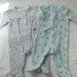 Carter's Baby girl footies